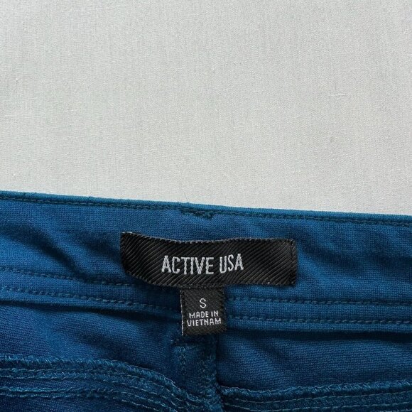 Active USA Skinny Jeans Womens Sz S Mid Rise Stretch Ankle Zip Fly 5-Pocket Blue - Picture 7 of 11